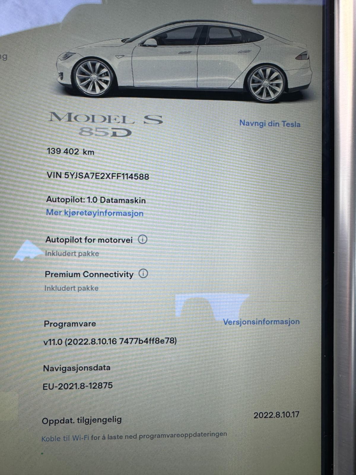 Hovedbilde av Tesla Model S 2015