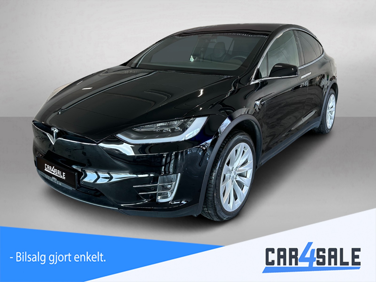 Forsidebilde av Tesla Model X 2018 75D/ MCU2/ Skinn/ Lav Km/ Premium/ Vinter/ Hifi/ Norsk