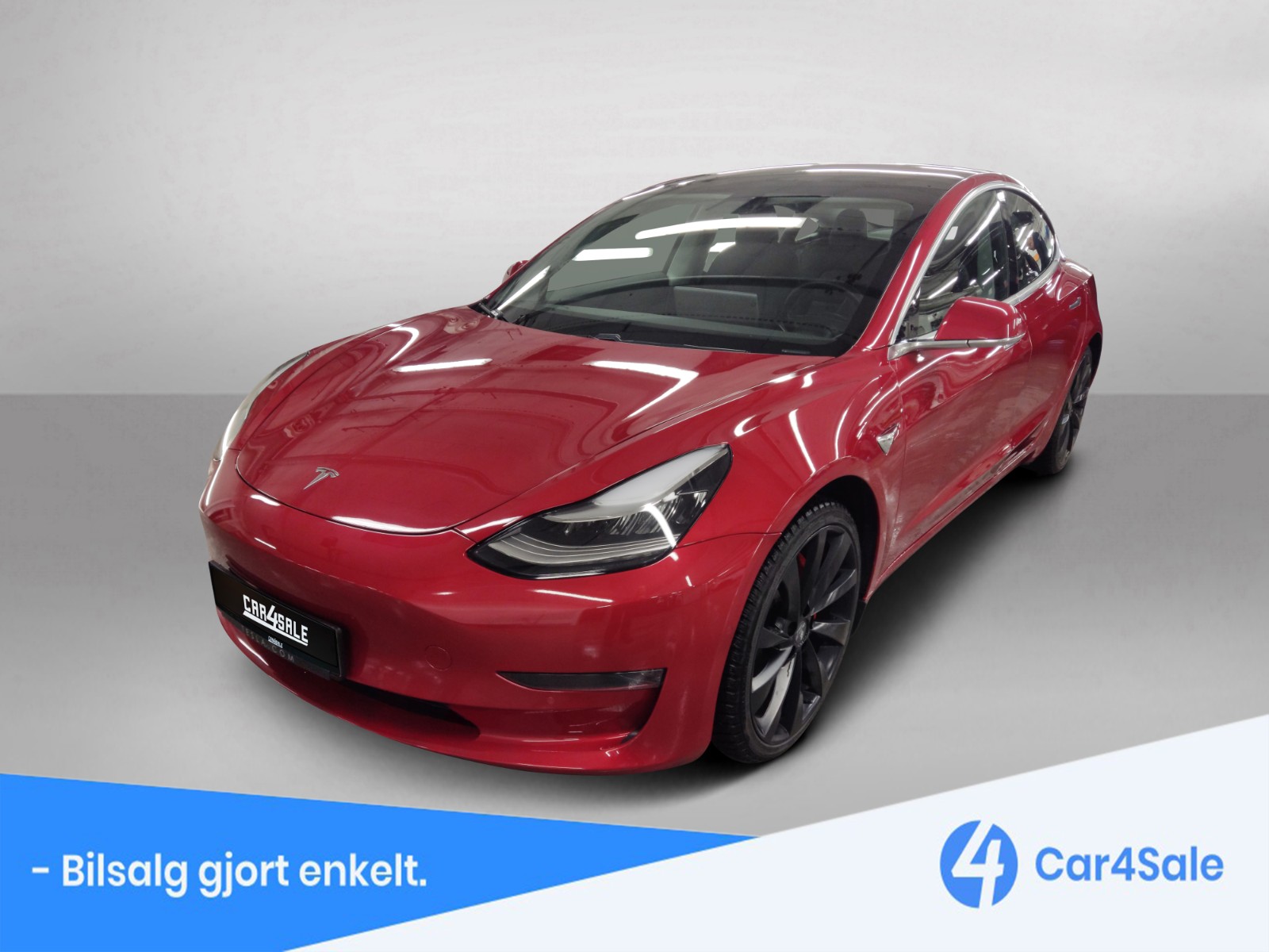Forsidebilde av Tesla Model 3 2020 Performance AWD 530km/ 1 Eier/ AP/ Track Mode/ Premium
