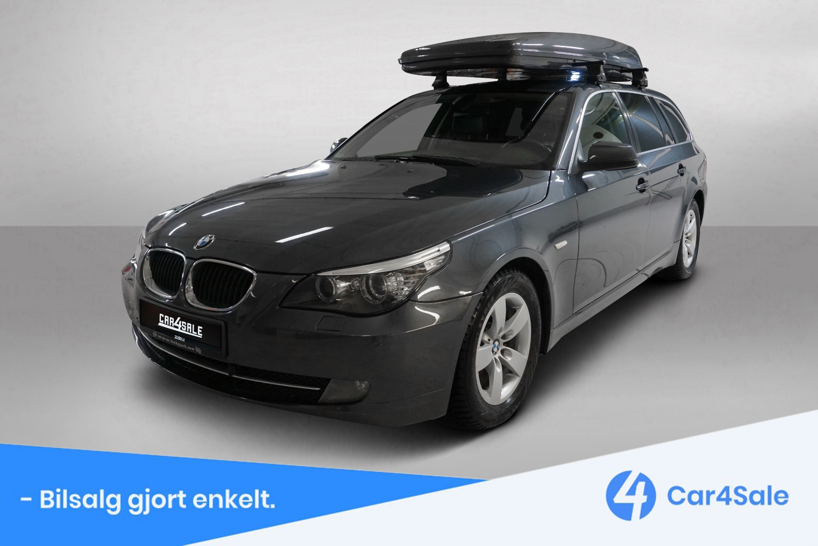 Forsidebilde av BMW 5-serie 2010 520d Touring/ Skinn/ Krok/ EU 02.2026/ Skiboks/ Cruise+
