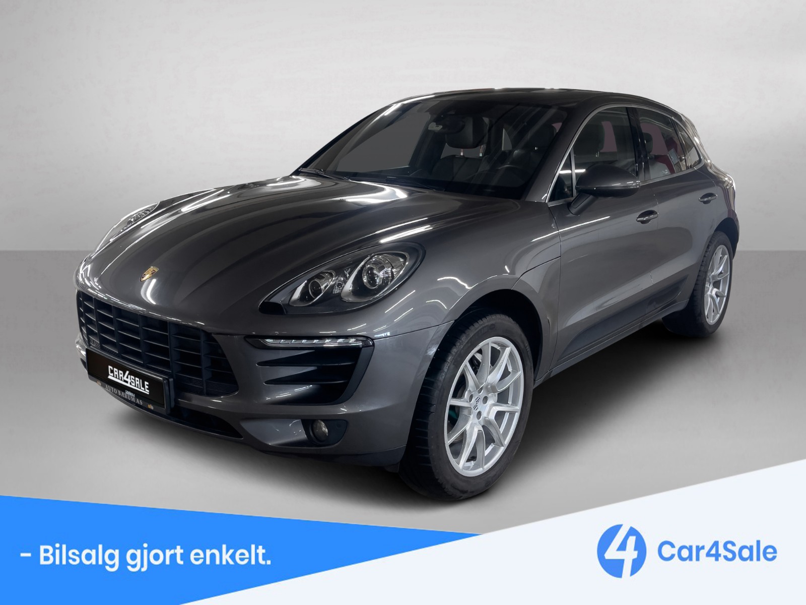 Forsidebilde av Porsche Macan 2016 S 211hk AWD/ PASM/ S.Chrono/ Krok/ 14-Veis/ Norsk/ DAB