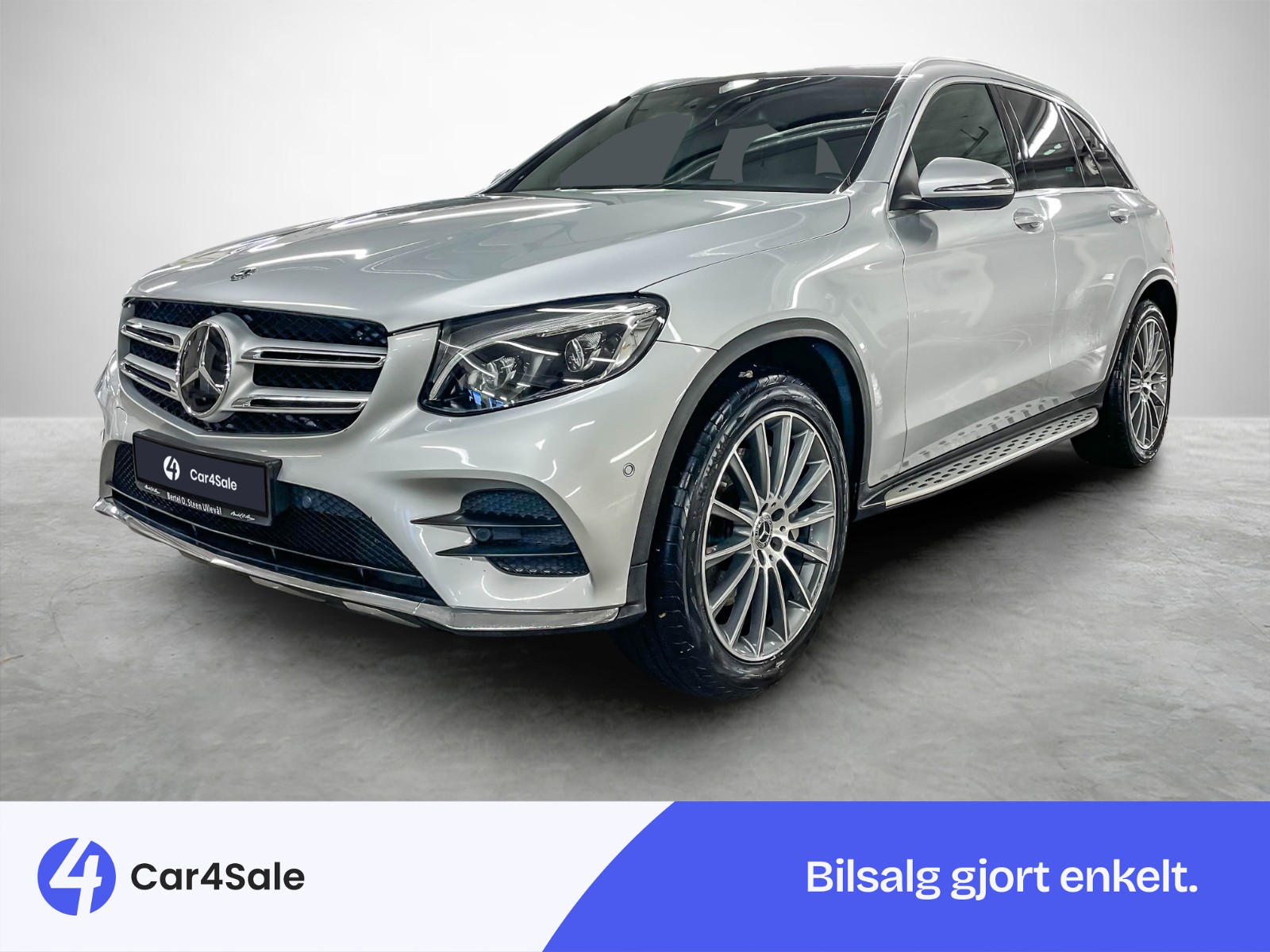 Forsidebilde av Mercedes-Benz GLC 2019 211hk AWD 2*AMG / Burmester / Pano / Norsk / Krok/ Luft