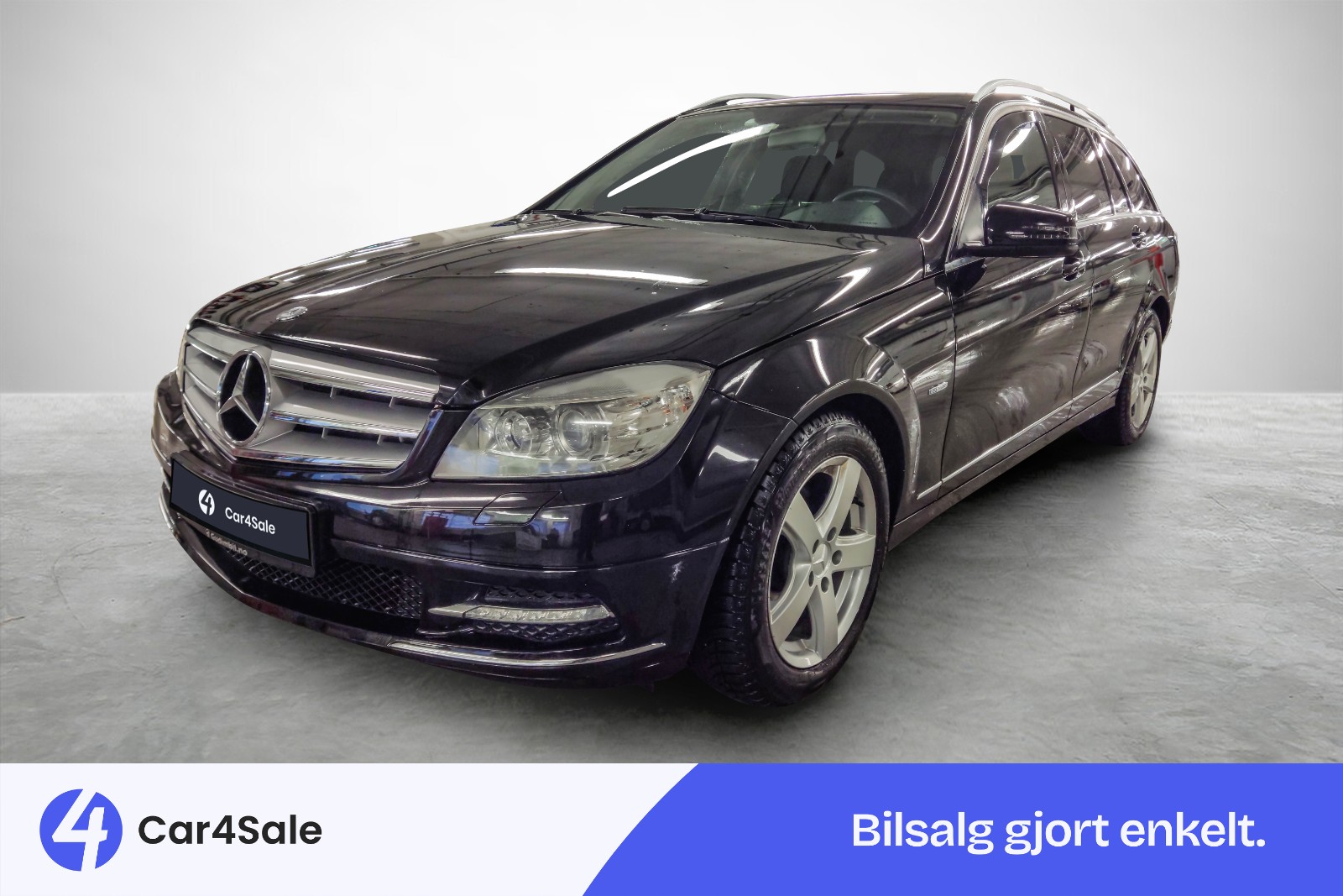 Forsidebilde av Mercedes-Benz C-Klasse 2010 200CDI 136hk Avantgarde / EU 07.26 / Navi / Krok/ Norsk