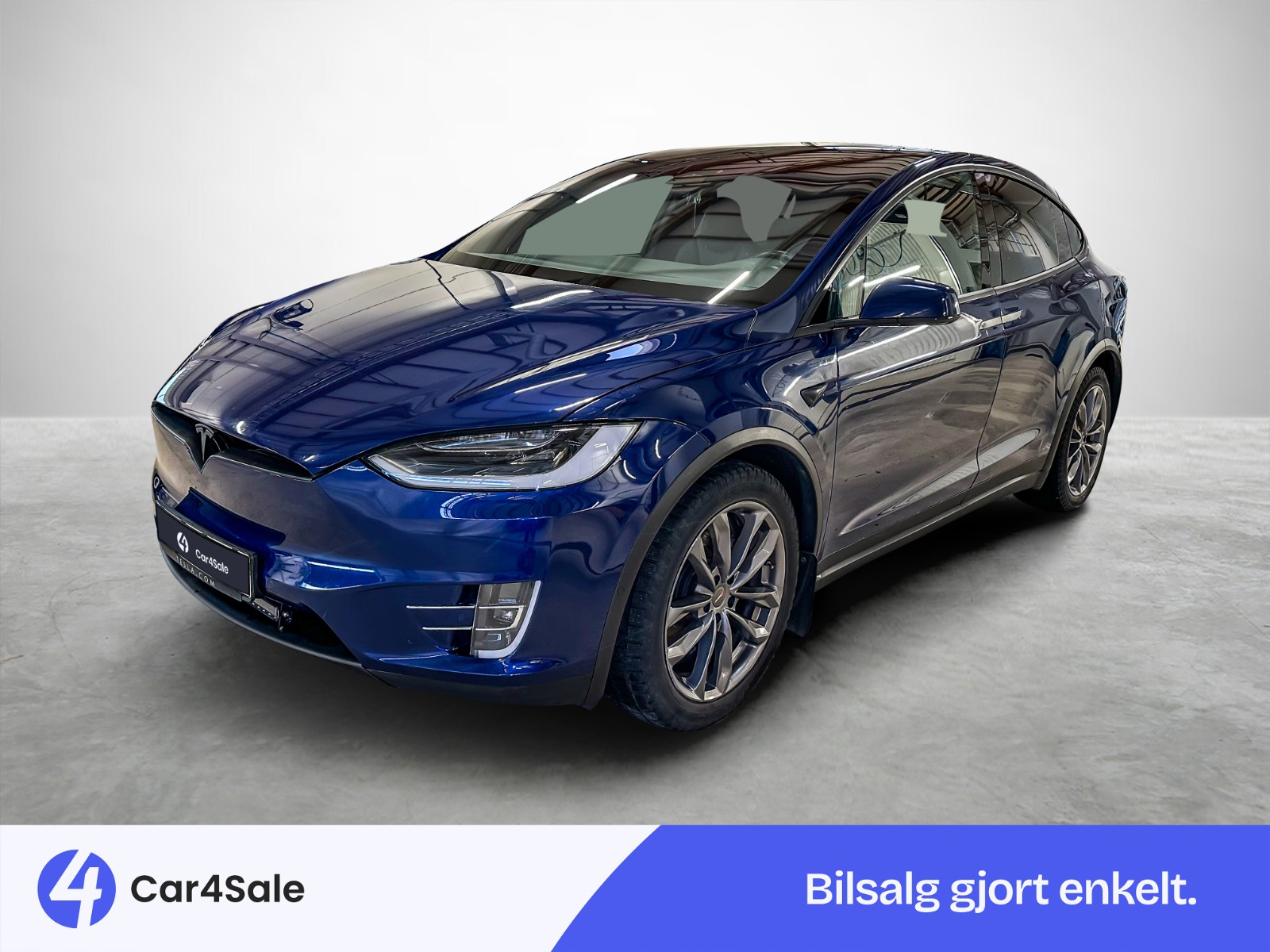 Forsidebilde av Tesla Model X 2018 100D 7-s 485km / Skinn / MCU2 / Vinter/ HIFI/ AP/ Krok