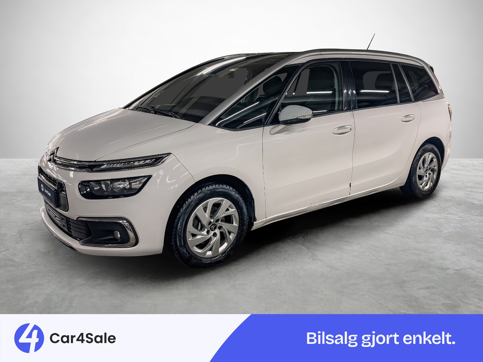 Forsidebilde av Citroen Grand C4 Spacetourer 2018 131hk 7-Seter/ Soltak/ Cruise/ R.Kam/ EU26/ Navi/ Krok